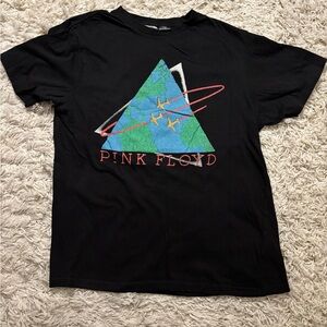 Pink Floyd Black and Green Short Sleeve Tee Size L